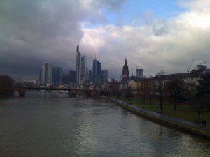 Frankfurt Skyline aus Osten